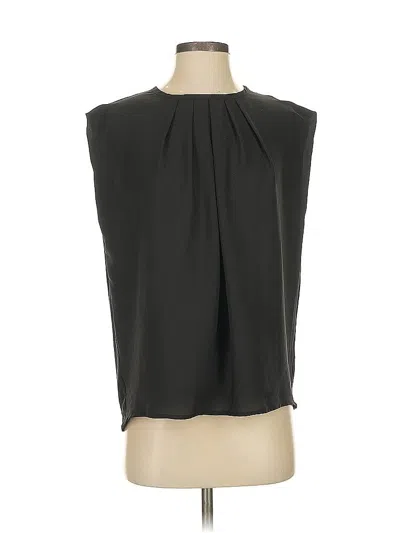 Pre-owned Bcbgmaxazria Sleeveless Blouse In Black