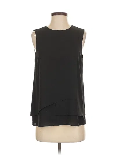 Pre-owned Bcbgmaxazria Sleeveless Blouse In Black