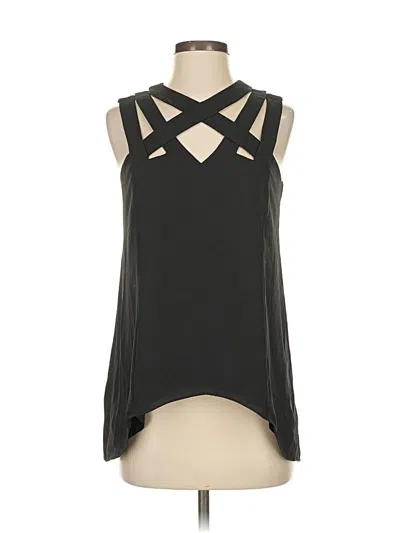 Pre-owned Bcbgmaxazria Sleeveless Blouse In Black
