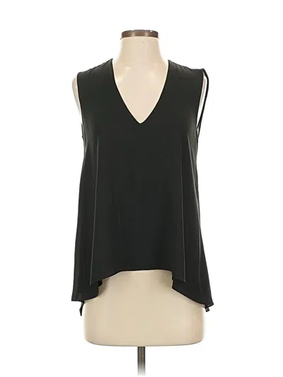 Pre-owned Bcbgmaxazria Sleeveless Blouse In Black