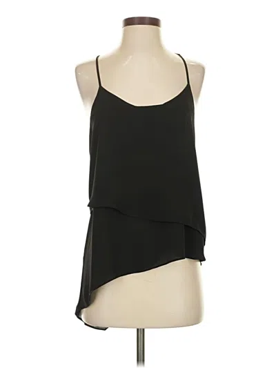 Pre-owned Bcbgmaxazria Sleeveless Blouse In Black