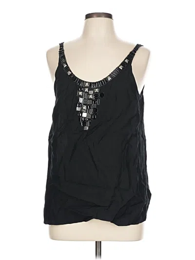 Pre-owned Bcbgmaxazria Sleeveless Blouse In Black