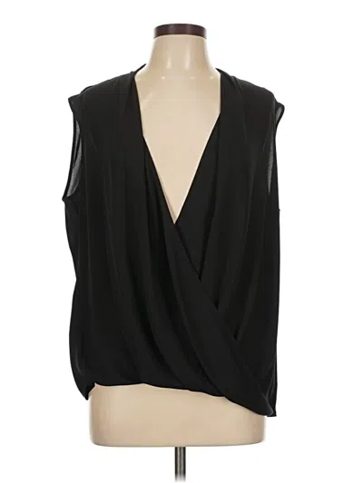 Pre-owned Bcbgmaxazria Sleeveless Blouse In Black