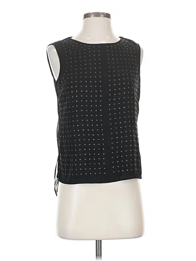 Pre-owned Bcbgmaxazria Sleeveless Blouse In Black