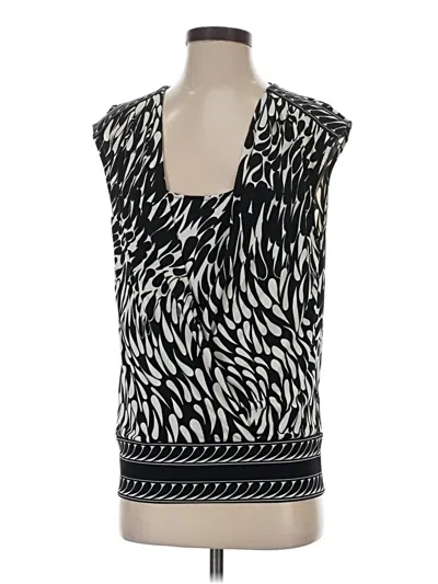 Pre-owned Bcbgmaxazria Sleeveless Blouse In Black