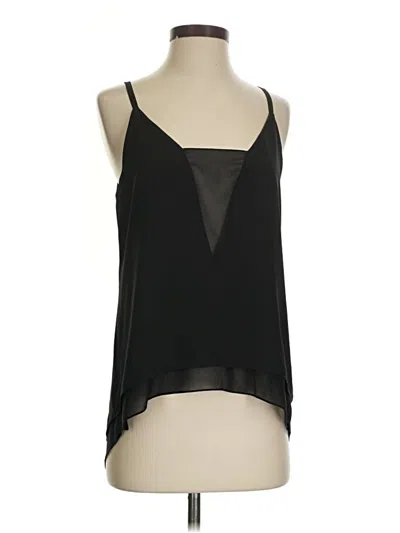 Pre-owned Bcbgmaxazria Sleeveless Blouse In Black