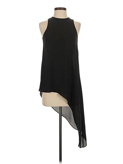 Pre-owned Bcbgmaxazria Sleeveless Blouse In Black