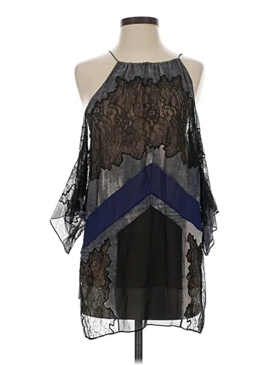 Pre-owned Bcbgmaxazria Sleeveless Blouse In Black