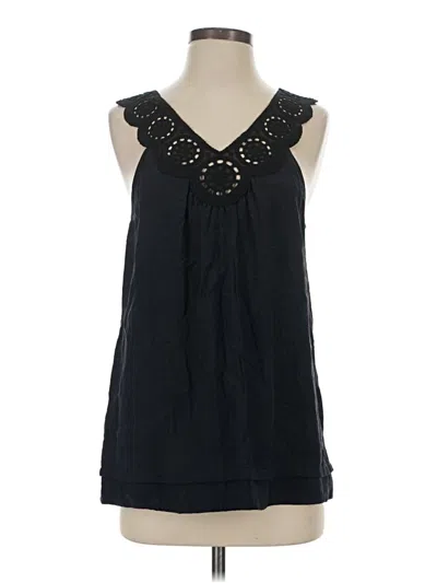 Pre-owned Bcbgmaxazria Sleeveless Blouse In Black