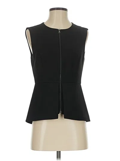 Pre-owned Bcbgmaxazria Sleeveless Blouse In Black