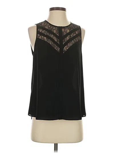 Pre-owned Bcbgmaxazria Sleeveless Blouse In Black