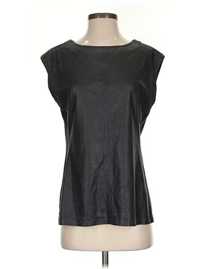 Pre-owned Bcbgmaxazria Sleeveless Blouse In Black