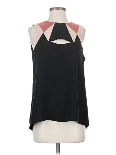 Pre-owned Bcbgmaxazria Sleeveless Blouse In Black