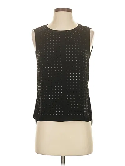 Pre-owned Bcbgmaxazria Sleeveless Blouse In Black