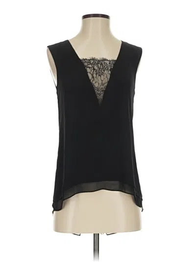 Pre-owned Bcbgmaxazria Sleeveless Blouse In Black
