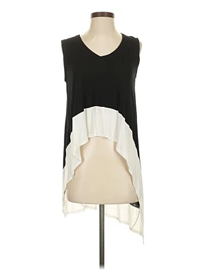 Pre-owned Bcbgmaxazria Sleeveless Blouse In Black