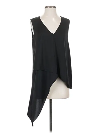 Pre-owned Bcbgmaxazria Sleeveless Blouse In Black