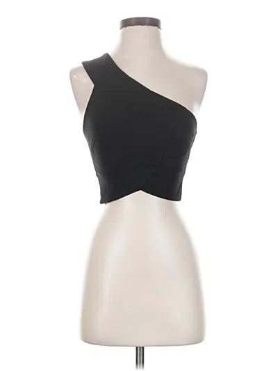Pre-owned Bcbgmaxazria Sleeveless Blouse In Black