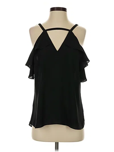 Pre-owned Bcbgmaxazria Sleeveless Blouse In Black