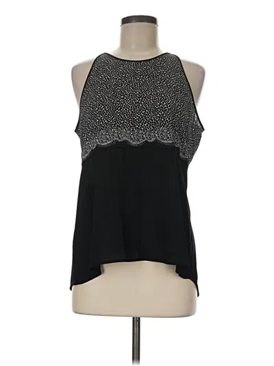 Pre-owned Bcbgmaxazria Sleeveless Blouse In Black