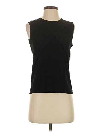 Pre-owned Bcbgmaxazria Sleeveless Blouse In Black