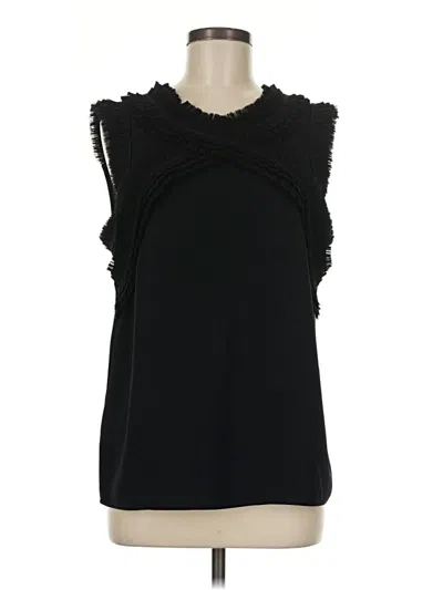 Pre-owned Bcbgmaxazria Sleeveless Blouse In Black