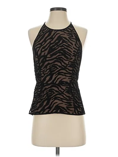 Pre-owned Bcbgmaxazria Sleeveless Blouse In Black