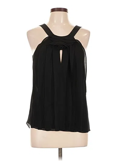 Pre-owned Bcbgmaxazria Sleeveless Blouse In Black
