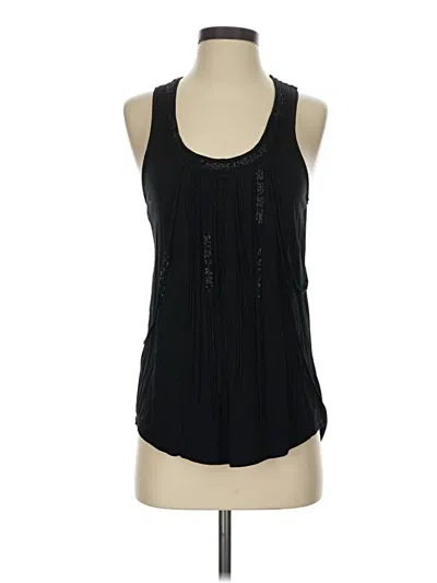 Pre-owned Bcbgmaxazria Sleeveless Blouse In Black