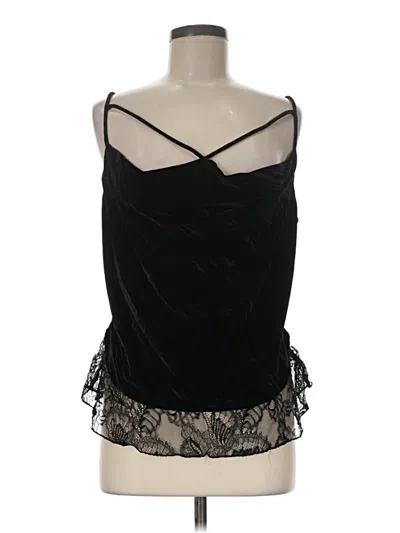 Pre-owned Bcbgmaxazria Sleeveless Blouse In Black