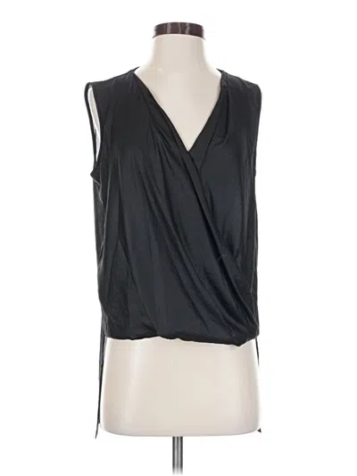 Pre-owned Bcbgmaxazria Sleeveless Blouse In Black
