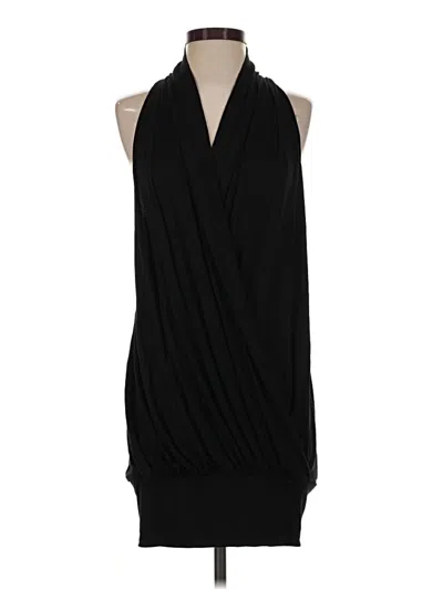 Pre-owned Bcbgmaxazria Sleeveless Blouse In Black