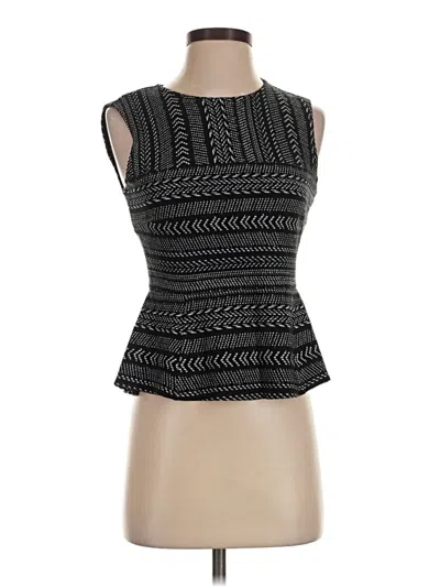 Pre-owned Bcbgmaxazria Sleeveless Blouse In Black