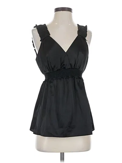 Pre-owned Bcbgmaxazria Sleeveless Blouse In Black