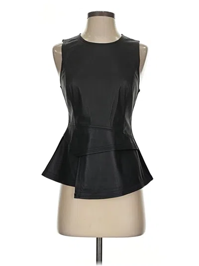 Pre-owned Bcbgmaxazria Sleeveless Blouse In Black