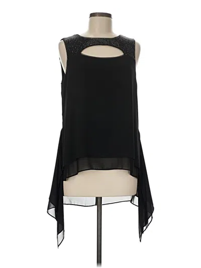 Pre-owned Bcbgmaxazria Sleeveless Blouse In Black