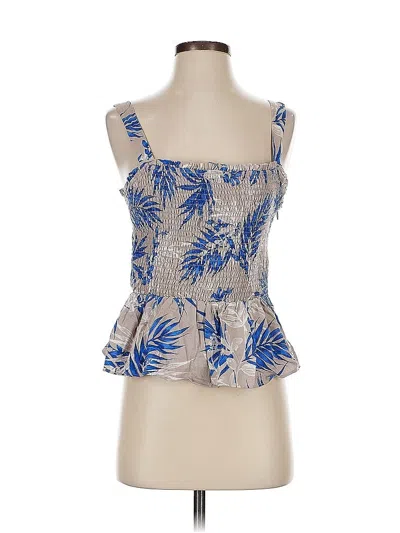 Pre-owned Bcbgmaxazria Sleeveless Blouse In Blue