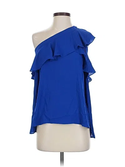Pre-owned Bcbgmaxazria Sleeveless Blouse In Blue