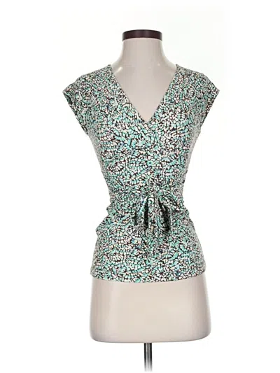 Pre-owned Bcbgmaxazria Sleeveless Blouse In Blue