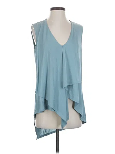 Pre-owned Bcbgmaxazria Sleeveless Blouse In Blue