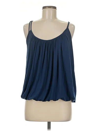 Pre-owned Bcbgmaxazria Sleeveless Blouse In Blue