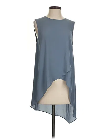 Pre-owned Bcbgmaxazria Sleeveless Blouse In Blue