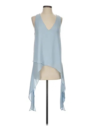 Pre-owned Bcbgmaxazria Sleeveless Blouse In Blue