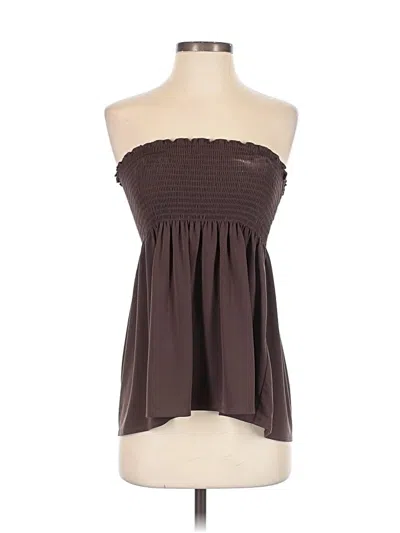 Pre-owned Bcbgmaxazria Sleeveless Blouse In Brown