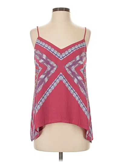 Pre-owned Bcbgmaxazria Sleeveless Blouse In Burgundy