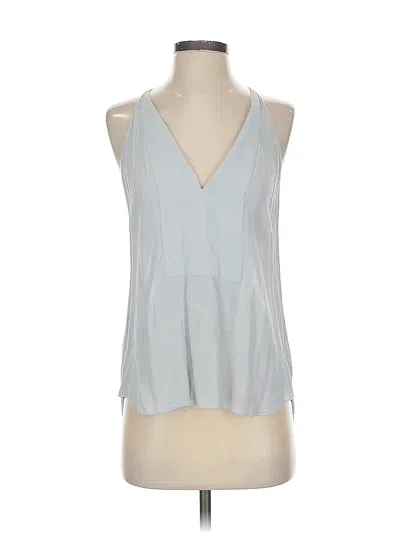 Pre-owned Bcbgmaxazria Sleeveless Blouse In Gray