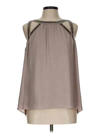 Pre-owned Bcbgmaxazria Sleeveless Blouse In Gray