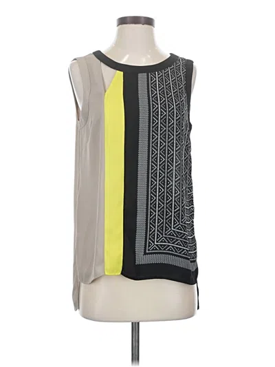 Pre-owned Bcbgmaxazria Sleeveless Blouse In Gray
