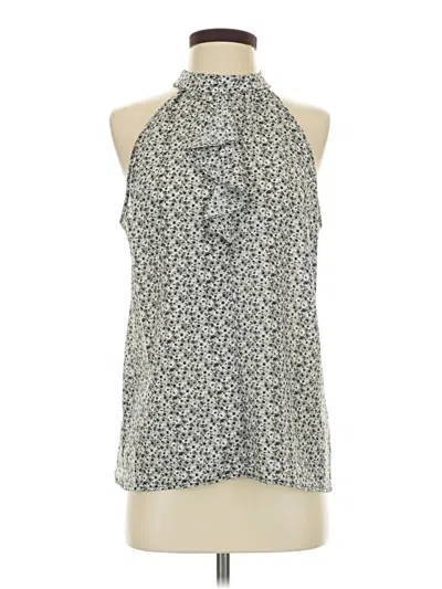 Pre-owned Bcbgmaxazria Sleeveless Blouse In Gray