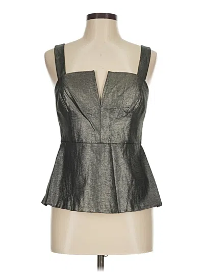 Pre-owned Bcbgmaxazria Sleeveless Blouse In Gray